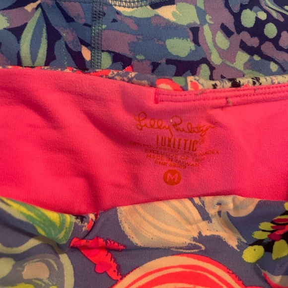 Set of 2 Lilly Pulitzer Luxletic leggings; size Medium - Picture 2 of 5
